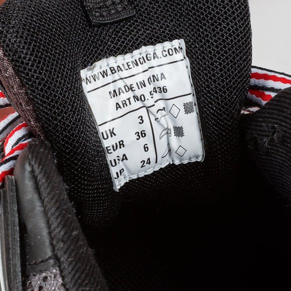 Balenciaga Black and Red Track Trainer - Picture 13 of 13